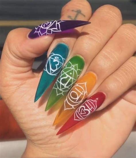 Spiritual nail designs